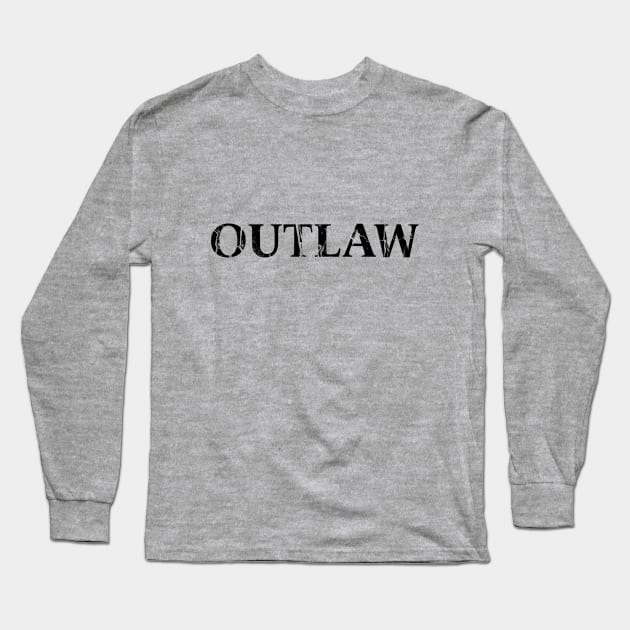 Outlaw Long Sleeve T-Shirt by lesleyrink